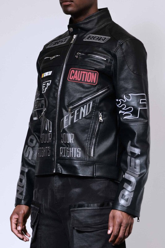 Caution Not So Quiet Racing Jacket