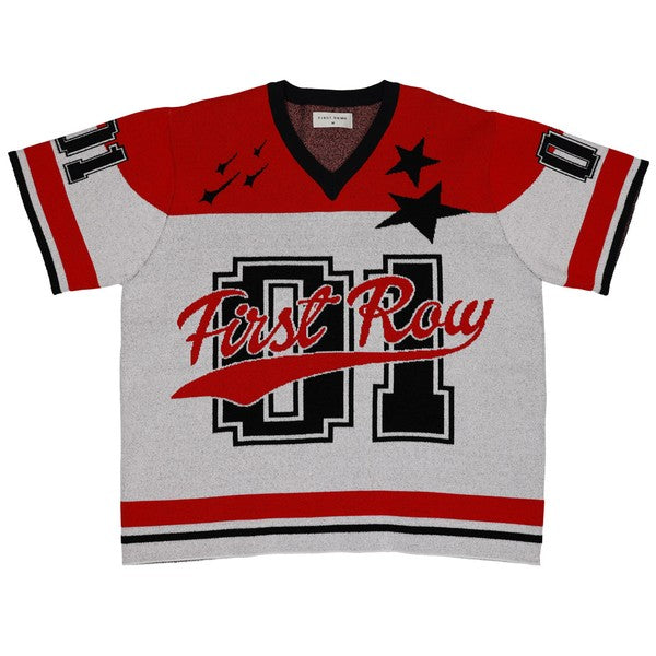 Star Varsity Jacquard Knit Tee