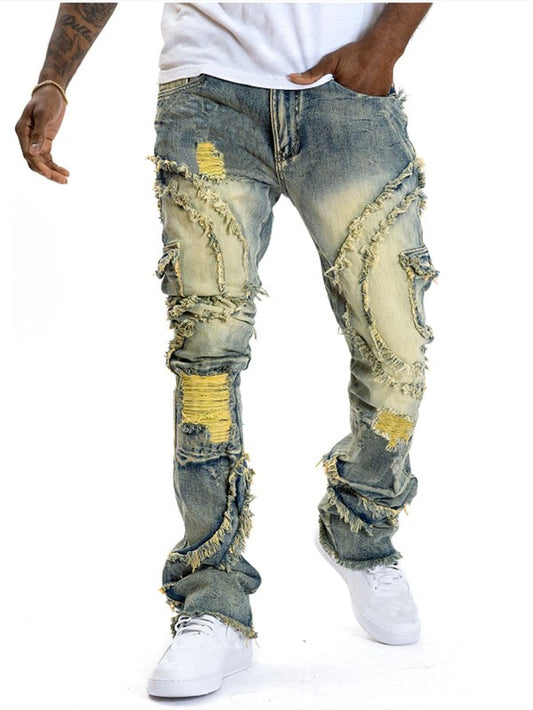 Stacked Vintage Jeans
