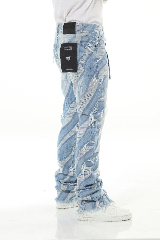 Double Layered Cut And Sewn Stack Flare