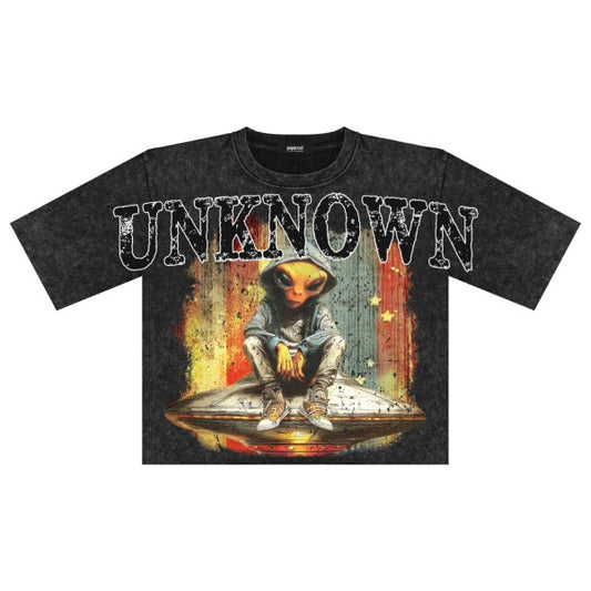 Unknown Oversized Cropped Tee