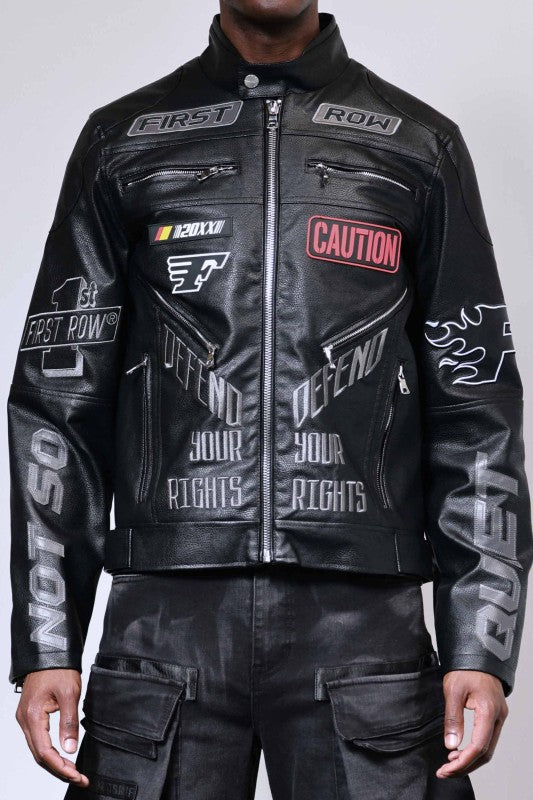 Caution Not So Quiet Racing Jacket