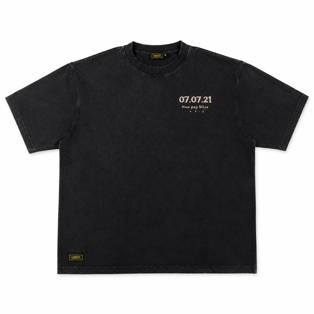 Justice Series 001 – Jovenel Moïse Memorial Vintage Oversized T-Shirt