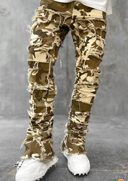 Denim peants] men's Stretch